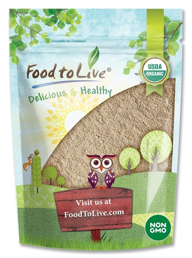 [BRSRMEAKCENG2HTL] Food to Live Organic Ashwagandha Root Powder, 1.5 Pounds - Non-GMO, Finely Ground Indian Ginseng, Pure, Raw, Vegan. Easy to Mix. Adaptogenic Herb.