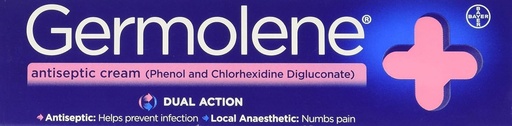[BRSWIEY4B54AKGDO] GERMOLENE Antiseptic Cream with Local Anaesthetic 30g PACK OF 2 (60GM)