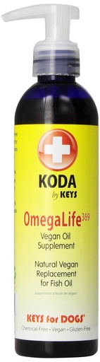 [BRSWIEYICF7WKHLE] KODA Omega Life369 Vegan Oil Supplement for Dogs
