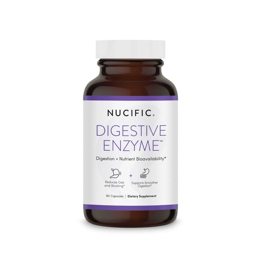 [BRSRMFI7DN5GEYL5] Nucific Digestive Enzyme Supplement to Support Digestion and Nutrient Bioavailability, 90 Count