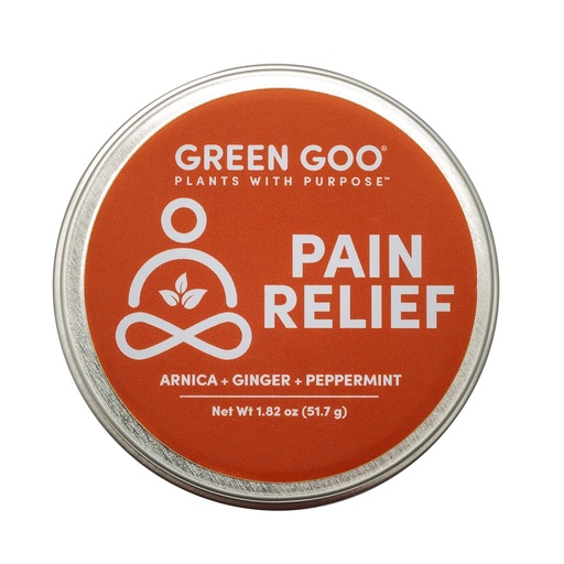 [BRSWKFQ4CJYWG2YV] Green Goo Natural Skin Care Salve, Pain Relief with Arnica,1.82 Ounce Large Tin