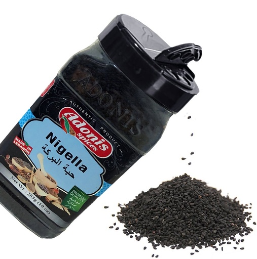 [BRSWGEA2OZ5AM2QZ] Adonis - Black Seed, 10oz / 283g (Nigella Sativa, Kalonji, Habet el Baraka)