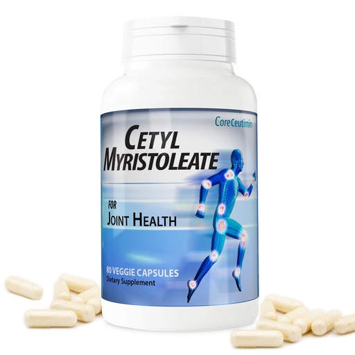 [BRSWYZTRBEBB63Y2] Cetyl Myristoleate - Omega 5 Fatty Acid - Ultra Support for Relief from Joint Discomfort and Stiffness - Also Includes Glucosamine, MSM & Hyaluronic Acid - 80 Capsules
