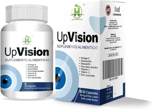 [BRSRAFIBOEFBYC32] Healthy Upvision Eye Care Supplemnt for Eye Health with Omega-3, Vitamin E, VIT A, VIT C, Lutein, Zeaxanthin, VIT B2 Vegetarian 60 Capsules-Pack of 1