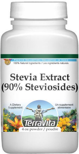[BRSWI2QRPMMRYHQV] Stevia Extract (90% Steviosides) Powder (4 oz, ZIN: 514503)