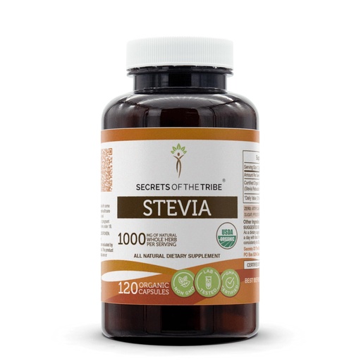 [BRSROEI2CUFQOG32] Stevia USDA Organic 120 Capsules | Made with Organic Vegetarian Capsules and Organic Stevia (Stevia Rebaudiana) Dried Leaf (120 Capsules)
