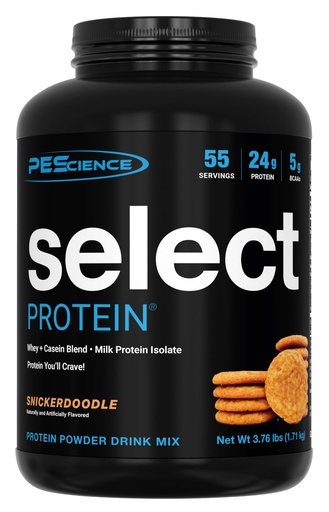 [BRSWIHAOOEPR2HTC] PEScience Select Protein Powder, Snickerdoodle, 55 Servings | Whey and Casein Blend, Gluten Free, Lean Protein Powder, Low Calorie, Low Carb, Keto Friendly, 24g Protein