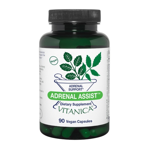 [BRSWIZQ6OUPGI23I] Vitanica Adrenal Assist, Adrenal Support, Vegan, 90 Capsules