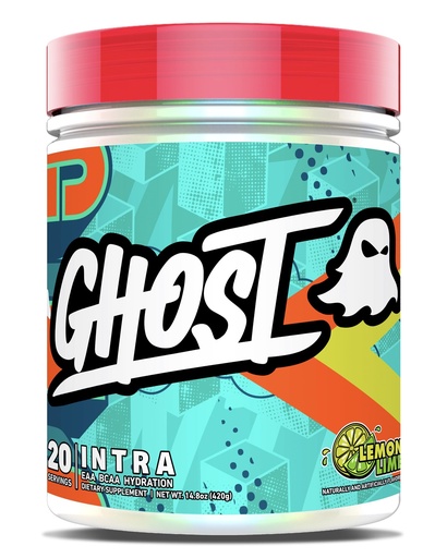 [BRSRACAPOZYQO23V] GHOST Intra Workout Powder Drink Mix, Lemon Lime - BCAAs & EAAs | Nootropics & Hydration - Essential & Branch Chain Amino Acids Supports Muscle Recovery - Pre, Intra & Post Workout Powders
