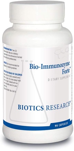 [BRSWGFAROUFR623J] Biotics Research Bio Immunozyme Forte Multivitamin/Mineral to Support Normal, Osasuntsu Immune Funtzioa, Echinacea, Cayenne Pepper, Lactobacillus acidophilus, Probiotics, Amino Acids 90 kapsulak