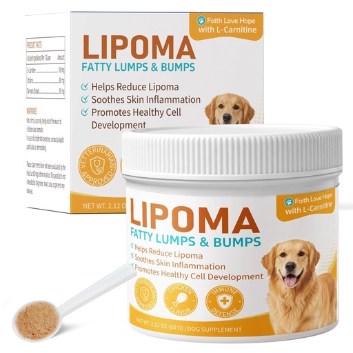 [BRSRYYLQPN5QMCT2] Lipoma Treatment for Dogs, Control and Prevention Fatty Tumors Naturally | with L-Carnitine & Antioxidants for Immune Health | Promotes Fat Metabolism,Vitality& Longevity | Guard Dogs Overall Wellness