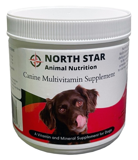 [BRSRAHD7CEFBODQU] Canine Multivitamin Supplement All-in-one - 8 oz Powder for Dogs with Minerals, Vitamins, Prebiotics and Probiotics to Keep Dogs Healthy.