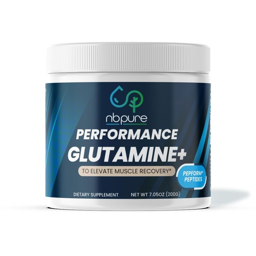 [BRSRAYIHCB7R4AY7] nbpure Performance Glutamine+: PepForm™ Glutamine Peptides – Non-GMO Muscle Recovery & Gut Health – Leaky Gut, Immune Support