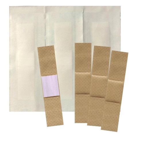 [BRSRAZYTBF4BUD33] Vakly Junior Sheer Plastic Adhesive Bandages 3/8 x 1.5 in (200 Pack) – Sterile Flexible Bandage Strips with Non-Stick Pad, Latex-Free First Aid Bandages
