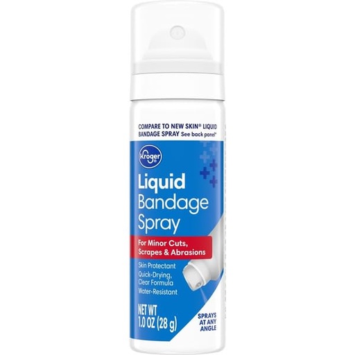 [BRSRYZDRB4HAOFLD] Liquid Bandage Spray, Waterproof Skin Protectant for Minor Cuts and Scrapes, Clear, 1 fl oz