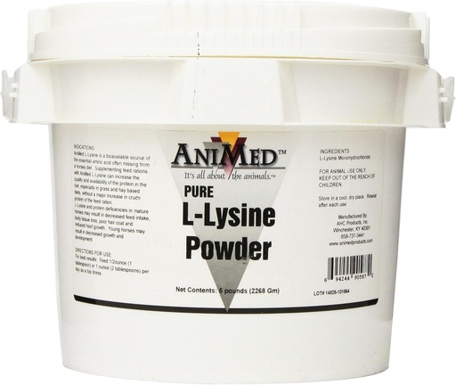 [BRSWIHQPBUAGO3L4] AniMed L-Lysine for Horses, 5-Pound