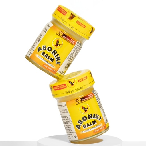 [BRSWGYYPOB6ROYDG] Aboniki Balm (2 Plastic Jars) – Powerful Topical Pain Relief Balm for Sore Muscles & Joints | Anti-Inflammatory Muscle Rub for Lower Back, Knee, Neck & Shoulder |Soothing Relief for Stiffness & Cramps