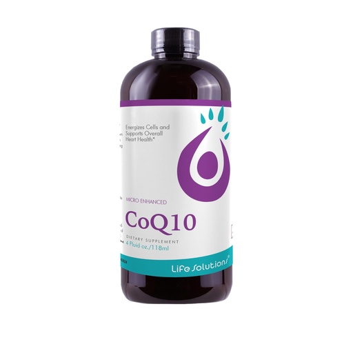 [BRSWIHYBOYGR2ETY] Life Solutions Liquid CoQ10 Supplement, 50 mg, 4 oz Bottle | High Absorption, Coenzyme Q10, per Serving, Energy, Heart Health, Antioxidant Support