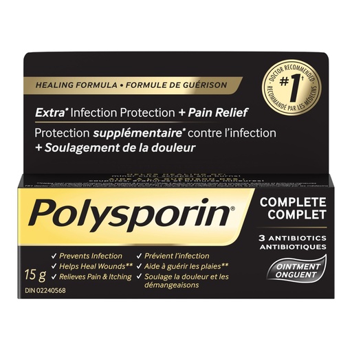 [BRSWYBAKBENWCADF] Antibiotic Ointment Heal-Fast Formula, 15g 15 gram