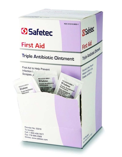 [BRSWIFTRAEMBC3LI] Triple Antibiotic-144-0.5 Gram Packet Box | 144 Count, Box