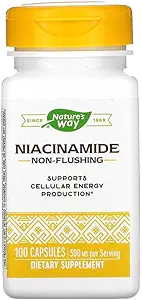 [BRSWI2YCOYCBWA3G] Nature's Way, Niacinamide, 500 mg, 100 Capsules