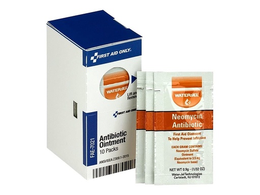 [BRSWGZYRO4FWA2TV] First Aid Only FAE-7021 SmartCompliance Refill Antibiotic Ointment Packets, 10 Count