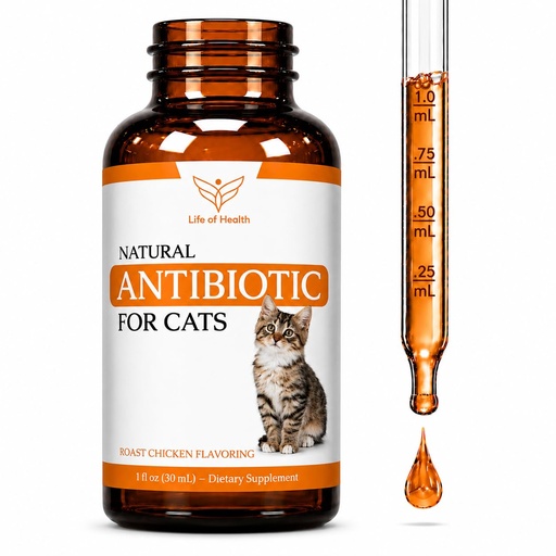 [BRSRAZ3RCAGQGFLB] Natural Antibiotics for Cats - Cat Antibiotics - Cat Antibiotic - Pet Antibiotics - Cat Immune Support - Antibiotic for Cats - Cat Multivitamin - Cat UTI Antibiotics -