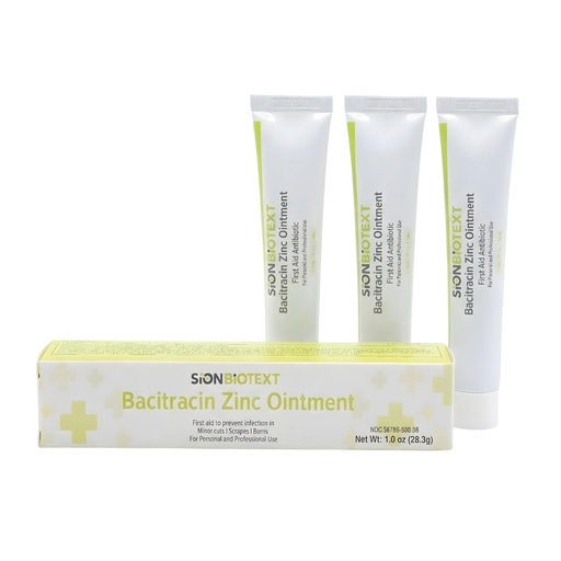 [BRSWGA32BVYR6HI7] Bacitracin Zinc Ointment, 3 Pack (3 x 1 oz per Tube), First Aid Antibiotic, First Aid to Prevent Infection in Minor Cuts, Scrapes & Burns, Topical Ointment