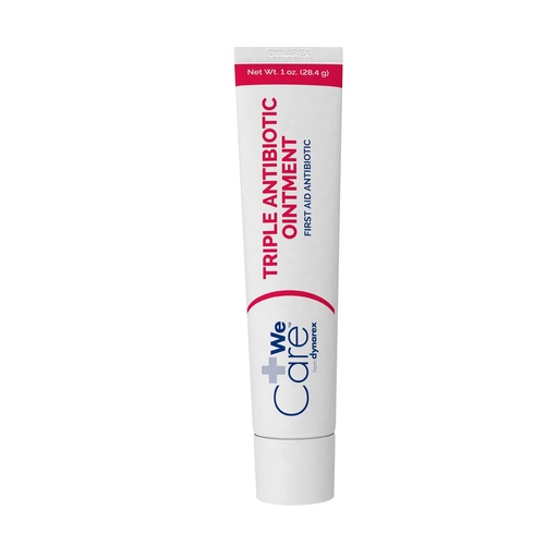 [BRSWIZQDOYCAK3DU] Dynarex Triple Antibiotic Ointment, Topical Antibiotic Cream Used for Minor Wounds such as Cuts, Scrapes, and Burns, Convenient First Aid Ointment 1 oz. Tube, 1 Tube