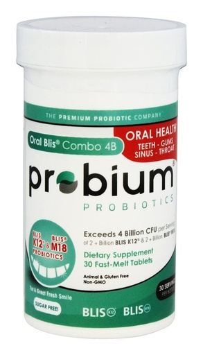 [BRSWGZQDCQJRGF3D] Oral Blis Combo 4B - 30 Fast-Melt Tablets by Probium Probiotic