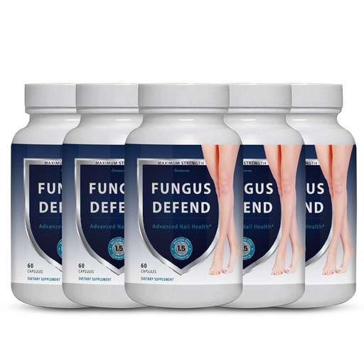 [BRSRMCY5CENAA3TV] Fungus Defend Advanced Formula Supplement 5 Packs