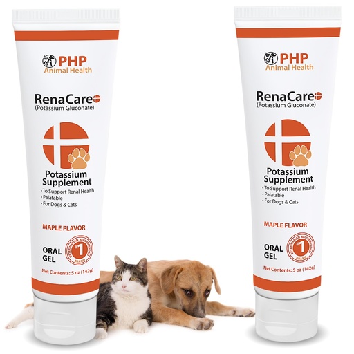 [BRSRAHAFB4JQK3T2] RenaCare K is for Renal K (Potassium Gluconate) Potassium Supplement Gel for Dogs and Cats, (10 oz) with Maple Flavor (Made in U.S.A)