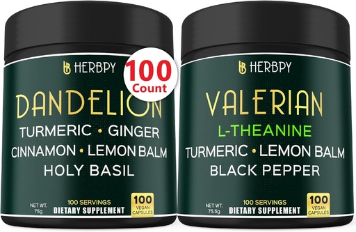 [BRSRAEL6OUGWGEIV] Bundle 6in1 Dandelion Supplement & 5in1 Valerian Root Supplement