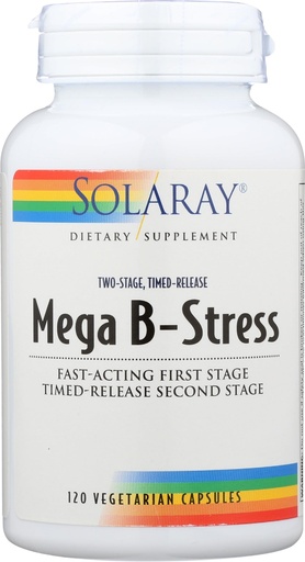[BRSWIGT6BAGBMHD2] Solaray TwoStage Mega-B-Stress, 120 CT