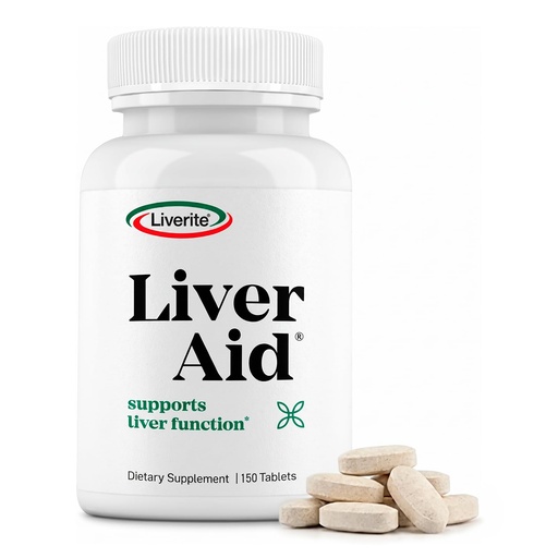 [BRSREFACOYFGAG3V] LIVERITE Liver Aid - Liver Support Supplement - 150 Tablets | Science-Based Liver Formula with Choline, Amino Acids, Phosphatidylcholine & Vitamin B12 for Liver Function & Energy Support