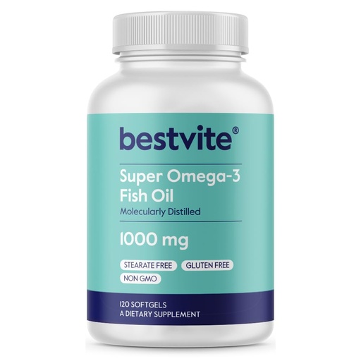 [BRSWIZIOO55QCYIV] Super Omega-3 1000mg (120 Softgels)