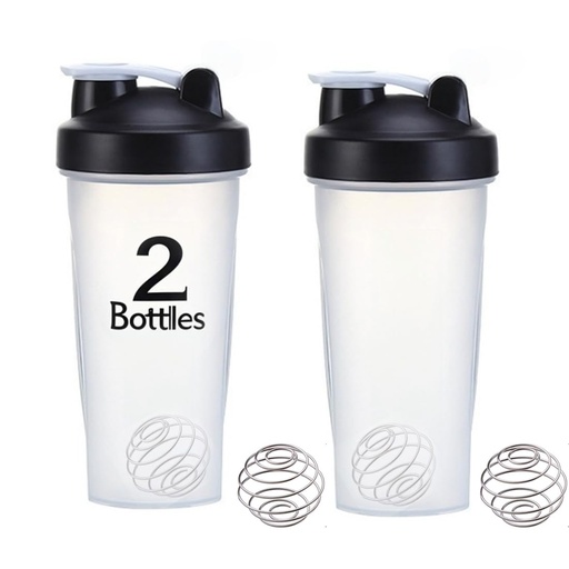 [BRSRAALQB4GQAF3O] otylzto 2 Pack 28oz Protein Shaker Bottles, BPA-Free, Leakproof Mixing Cups | BPA-free plastic, 28oz capacity, leakproof screw-on lid, stainless steel mixing ball, ideal for protein shakes, value set