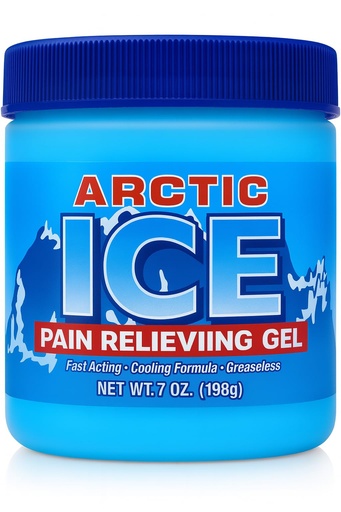 [BRSW2FTRC56AIAY2] Artic Ice Pain Relieving Gel 2% Menthol Blue 7 Ounce, 1 Count | Ultimate Relief for Muscle and Neck Pain, Powerful Menthol Gel Pain Reliever, For Active Lifestyles