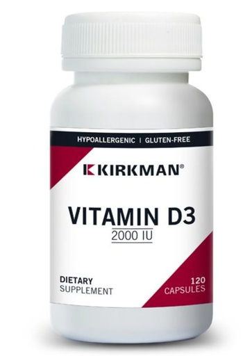 [BRSWIATRA4PGAALY] Vitamin D-3 2000 IU Capsules - Hypo - 120 ct