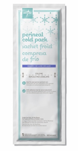 [BRSWIZQOABYAM3DO] Medline Deluxe Perineal Cold Pack with Adhesive Strip, 4.5 Inches x 14.25 Inches, Soothes Postpartum Area, Regular Absorbency, Single Use, 1 Each