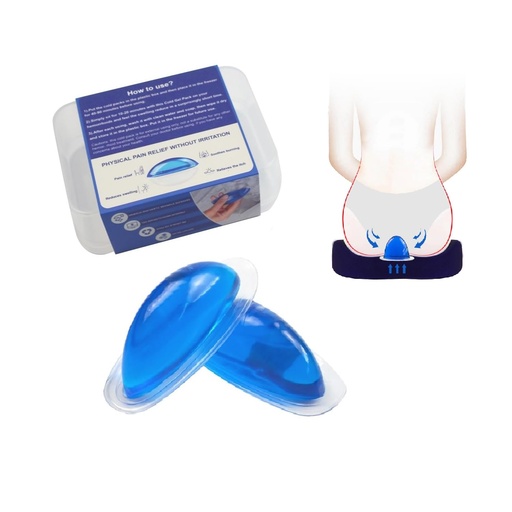 [BRSREH3RAEGRG3AY] CoolBloom 2PC Hemorrhoid Ice Pack, Gel Pad Pain & Swelling Relief Women Men | Ultra‑Soft TPU Reusable Cold Therapy, Fast Relief for Hemorrhoid, Postpartum & Post‑Surgery Recovery, Portable Cooling Pads