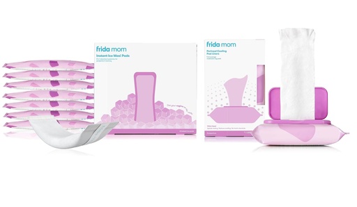 [BRSROYL2BECAGC3K] Frida Mom Witch Hazel Perineal Cooling Pad Full-Length Pad Liners + Frida Mom 2-in-1 Postpartum Pads, Ice Maxi Pads| Postpartum Essentials