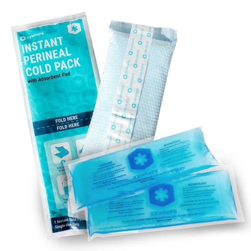 [BRSW2HALAUBWCAL4] Instant Perineal Cold Pack and 4x10 Reusable Perineal Gel Ice Packs Bundle - Cold Pack for First Aid, Breastfeeding, Mastitis, Postpartum, Hemorrhoid, and Perineal Injuries