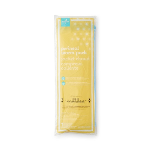 [BRSWKYIFC4FWAFI5] Medline Deluxe Instant Perineal Warm Pack, 4.5 Inches x 14.25 Inches, Highly Absorbent, Adhesive Strip, Hourglass Shape, Case of 24 Each