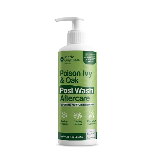 [BRSREGIHCENGAFD6] Marie Originals Poison Ivy Aftercare Lotion for Itchy Skin, 16 oz | Poison ivy lotion and aftercare moisturizer for dry, itchy-feeling skin; lightweight, soothing daily hydration