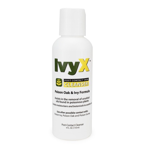 [BRSWKYYZAADQMAL6] CoreTex Ivy X Post-Contact Poison Ivy Cleanser Lotion - 4oz Bottle of USA-Made Treatment Lotion to Remove Itchy Rashes - Also works on Poison Oak & Sumac Oils