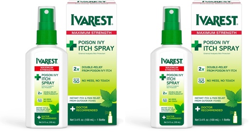 [BRSRAY3ROUCQAHTK] Ivarest Poison Ivy Itch Spray, Poison Ivy Spray, Poison Ivy Treatment, Poison Ivy Relief Product, Poison Oak Relief, Poison Sumac Relief, 3.4 Fl Ounces (Pack of 2)