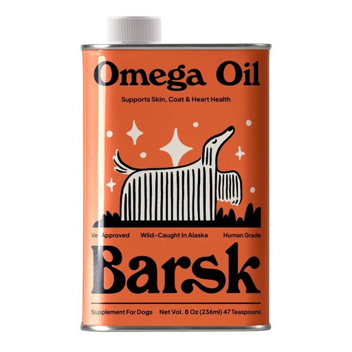 [BRSREZ34OYNAO3L6] Barsk Wild Alaskan Fish Oil for Dogs & Cats - Supports Itchy Skin Relief, Shiny Coat, Joint & Heart Health – Salmon Oil Formula High in Omega-3, EPA & DHA – Tasty Cat & Dog Food Toppers for Dry Food