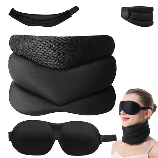 [BRSREGDRC5YAMFYY] Neck Support for Snoring, Breathable Anti-Snoring Neck Brace, Adjustable Neck Support Brace for Sleeping, for Home/Travel/Office Use for Men & Women