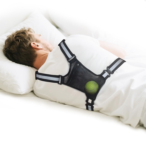 [BRSRE2T2OEGRQFDP] Side Sleep Position Trainer, Adjustable Side-Sleeping Training with Balls | Prevent Sleeping on Back, Change Sleeping Position on Back,Back Pressure Ball Design, Improve Breathing, Snoring Solution